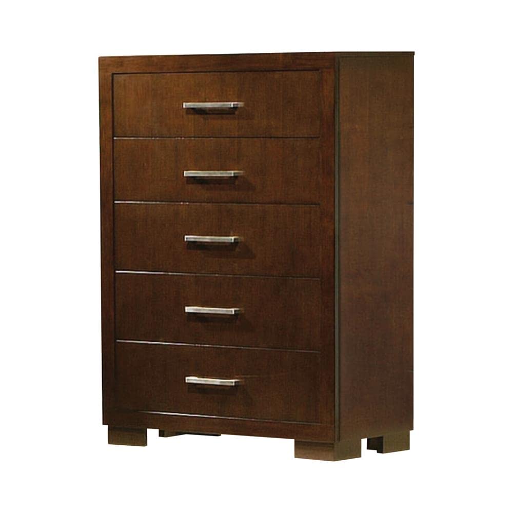 Coaster Home Furnishings Jessica 5-Drawer Chest, Cappuccino