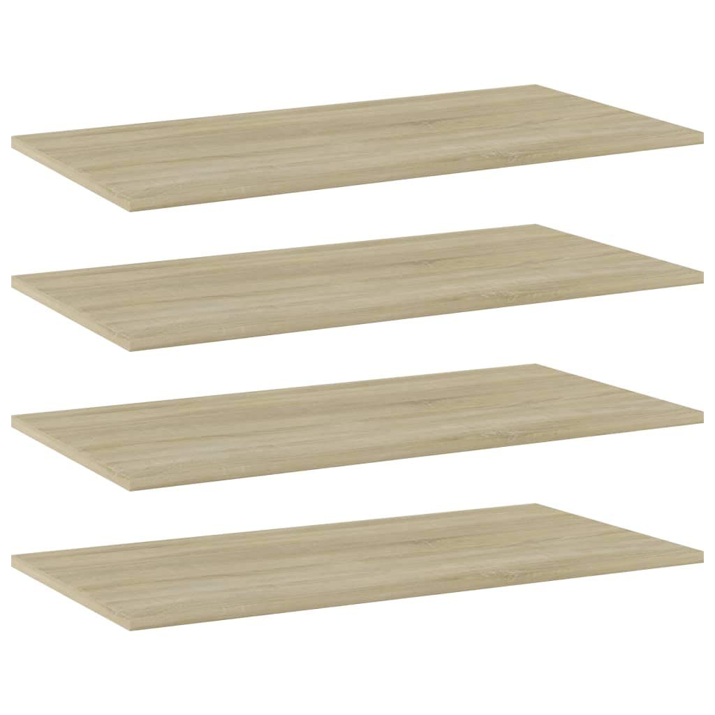 Bookshelf Boards 4 pcs Sonoma Oak 31.5&quot;x15.7&quot;x0.6&quot; Chipboard