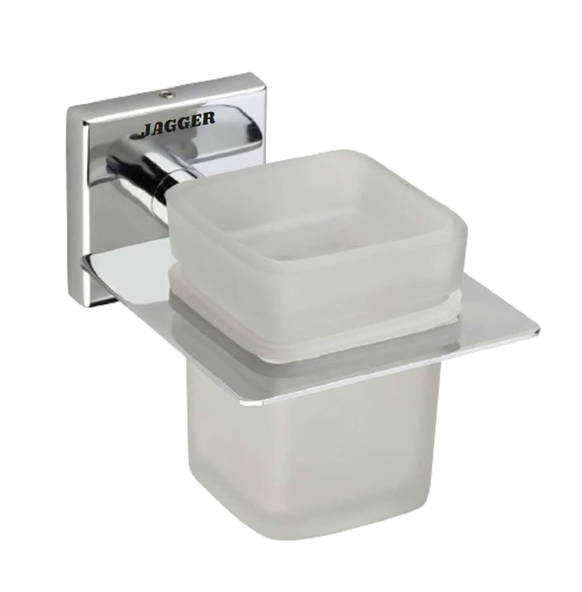 PEFKO PEK109 Tumbler Holder Stand and Glass Toothbrush Holder Tumbler Stand Toothpaste Holder Dispensers for Stylish Bathroom Ac