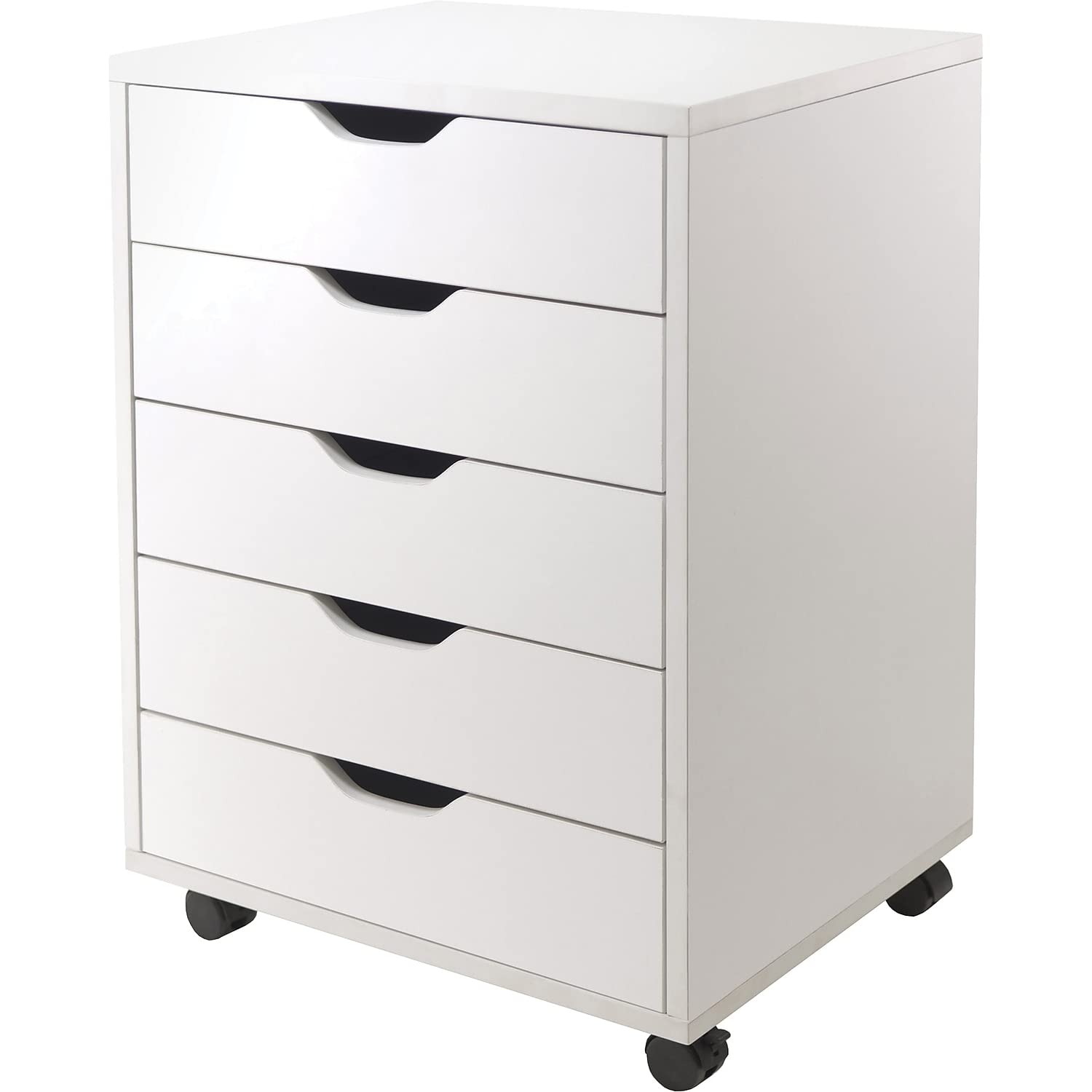 Winsome 10519 Halifax 5-Drawer Composite Wood Cabinet, White