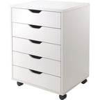 Winsome 10519 Halifax 5-Drawer Composite Wood Cabinet, White