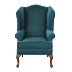 Comfort Pointe Wingback Chair - Cherry,Ocean