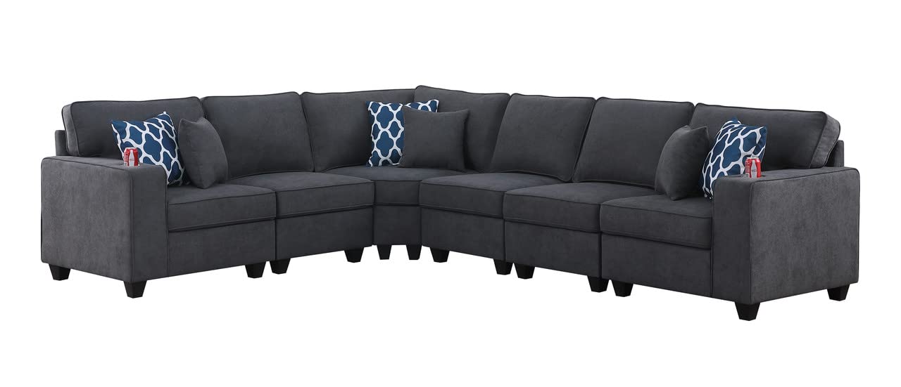 Lilola Home Cooper Sectional Sofa Chaise - Thumbnail 2