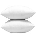 Warmwithann Set Of 2 Ultra Soft Cotton Fabric Plump Throw Pillow Inserts, Down Alternative Decorative Pillow Inserts Body Bed Sl