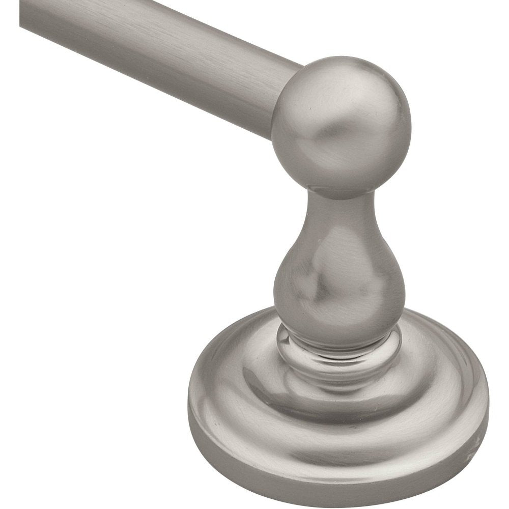 Moen DN6924PW Madison Wall Mounted Towel Bar, 24-Inch, Pewter