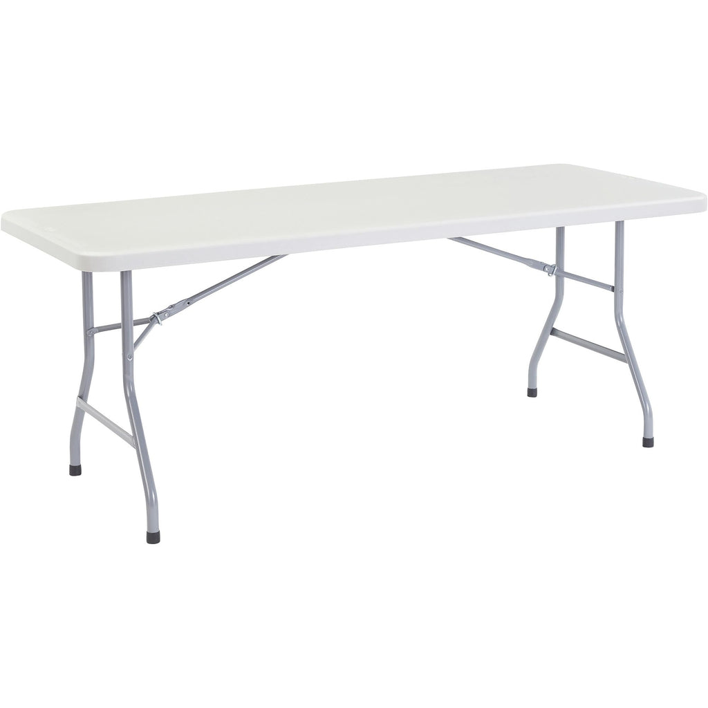 National Public Seating Plastic Folding Table - 30in.W x 72in.L, Model Number BT3072