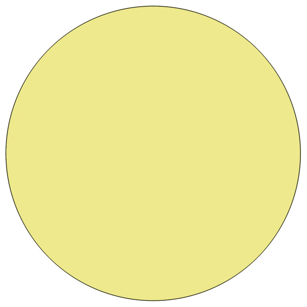 Flash Furniture Wren Mobile 60'' Round Yellow Thermal Laminate Activity Table - Height Adjustable Short Legs