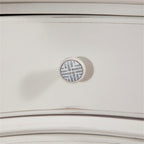 American Woodcrafters Rodanthe Dove White Three-Drawer Wood Nightstand