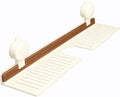 JIDKRSR Bathroom Over Sink Shelf, 15.7 Inch No Drill Sink Organizer