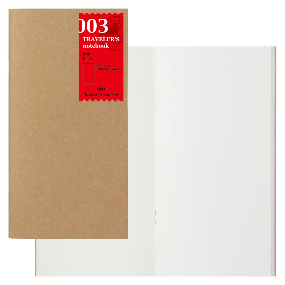 Traveler'S Notebook Refill Unruled 2 Pack Regular Size 14247006