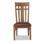 Carefree Home Furnishings River, 42 x 80-102" Trestle, Brown Standard Dining Tables, Weathered Saddle