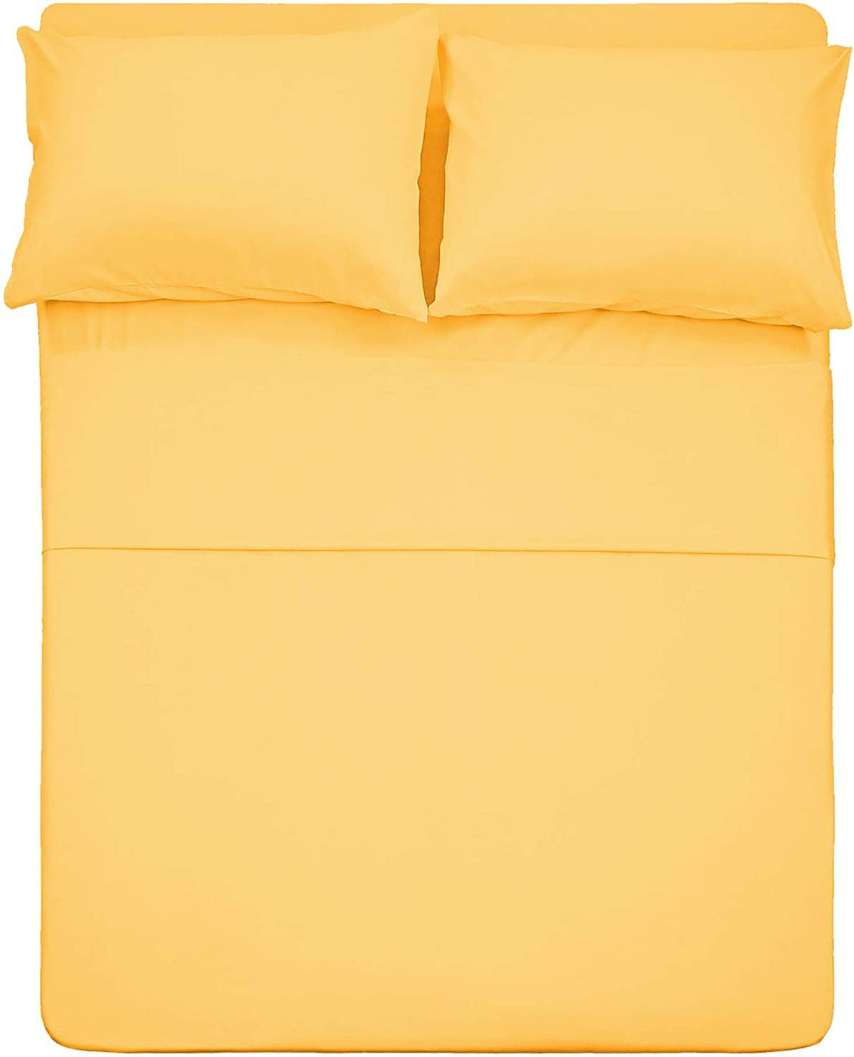 Twin Xl Sheets Set 4 Piece - Hotel Luxury 1800 Bedding Sheets & Pillowcases - 1 Flat Sheet,1 Fitted Sheet And 2 Pillow Cases - E
