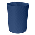 TEIUKAX Trash Can, Blue, 1.8 Gallon
