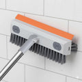 SAMARANSH ENTERPRISE 2in1 Bathroom Cleaning Brush with Wiper  Long Handle 180 Rotate Toilet Brush, Tiles Cleaning, Floor Scru