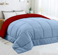 linenaffairs Bed Comforter for All Season/Winter/Summer/Spring Microfiber 300 GSM Box Stitch Comforter (60 x 90 Inches/152cm x