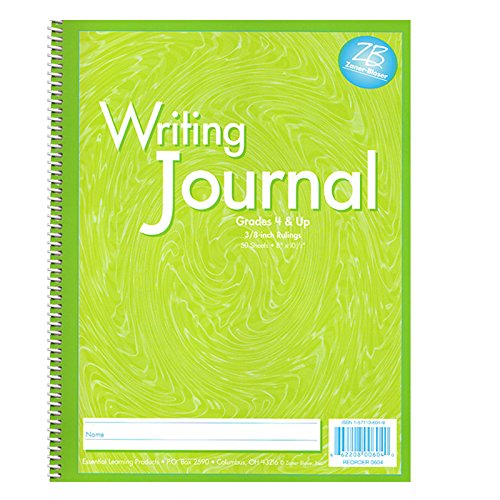 Zaner-Bloser ELP0604-6 My Writing Journals, Green - Grade 4 Up - 6 Each