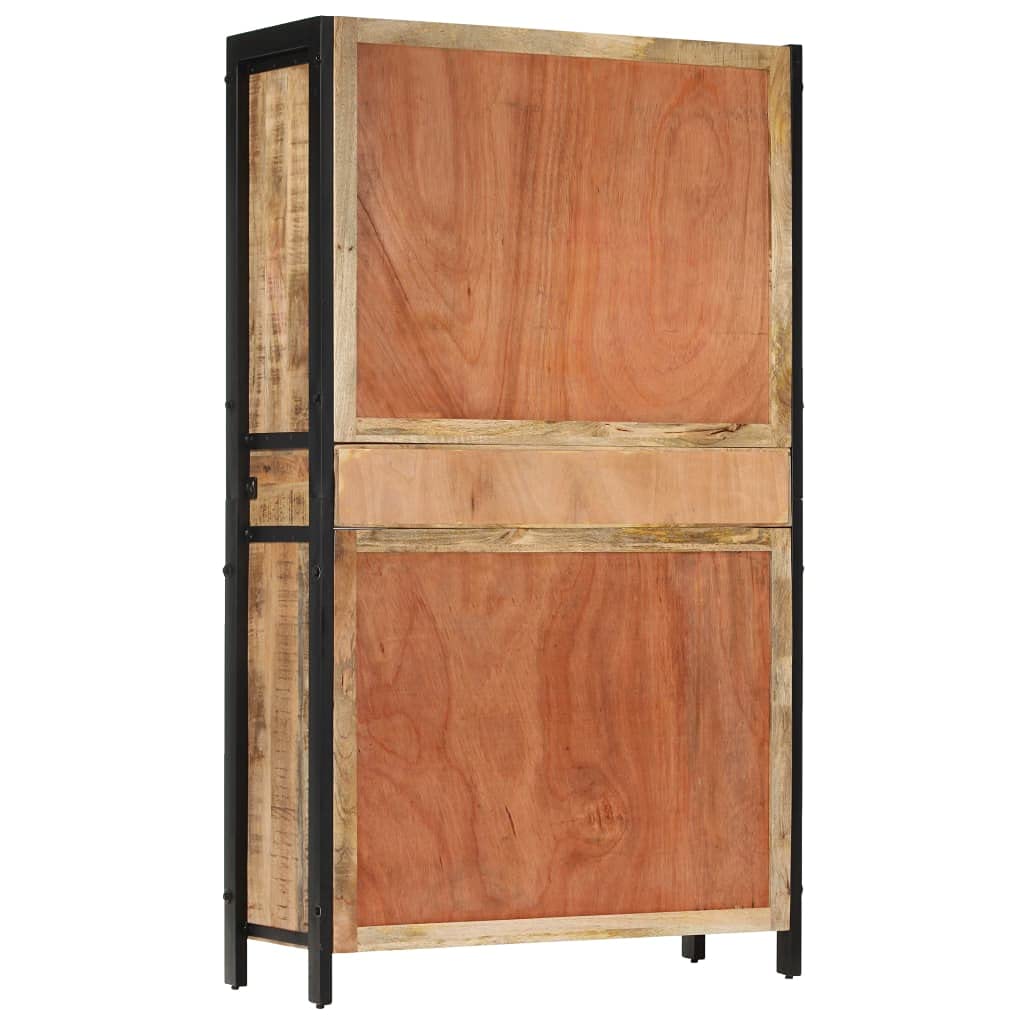 vidaXL Highboard 39.4"x15.7"x68.9" Solid Mango Wood