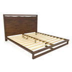 Steve Silver Lofton King Mocha Brown Wood Platform Bed