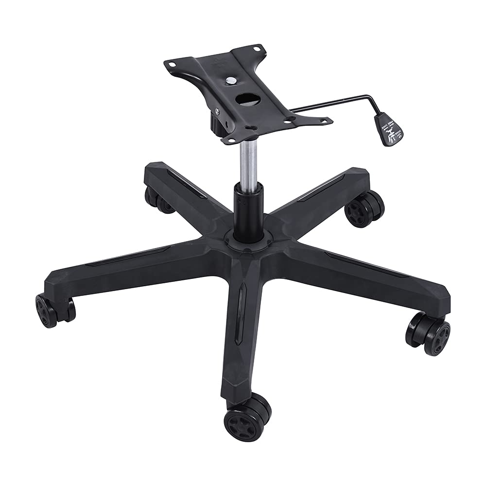 Yoogu 350 Pounds Heavy Duty Gaming Office Chair Replacement Base 28'' Swivel Chair Base With Bottom Plate Stand Cylinder And Cas
