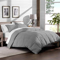 Yrm BeddingS 600Tc Egyptian Cotton With 450 Gsm Comforter (Dohar) Queen Size (88X88) Inches Silver Grey Colour