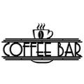 XORT Coffee Sign Metal Wall Decor, Metal Coffee Bar Wall Art, Metal Coffee Sign and Tea Bar Wall Hanging for Kitchen Decors Acce