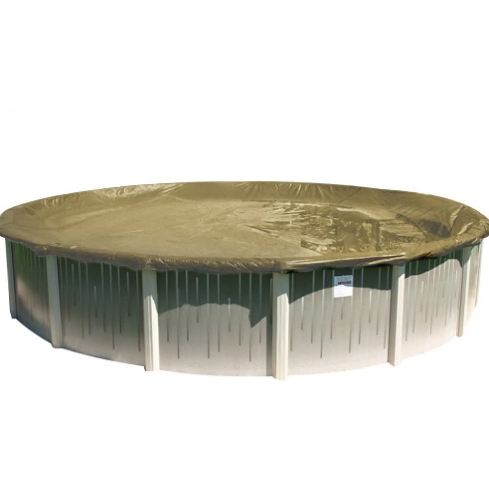 Buffalo Blizzard Supreme Plus Winter Cover For 24' Foot Round Above-Ground Swimming Pools  Tan/Silver Reversible  All Covers Inc