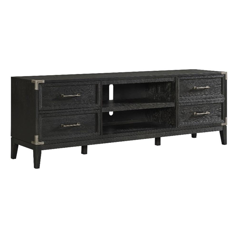 Intercon Laguna Occasional Console, Weathered Steel, 84&quot; Wide Furniture