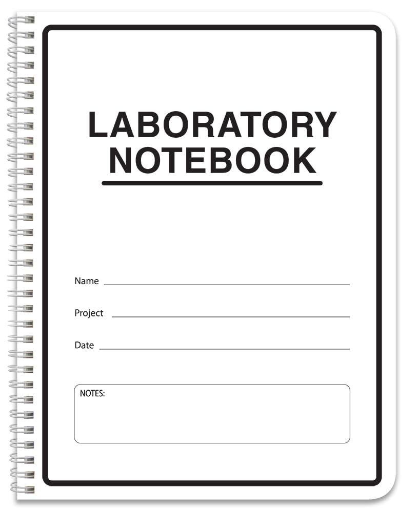 Bookfactory Carbonless Lab Notebook (Scientific Grid Format) - Contains Carbon Copies 8.5' X 11', 50 Sets Of Pages, 100 Sheets