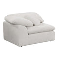 Acme Naveen Modular Wedge with 1 Pillow in Ivory Linen