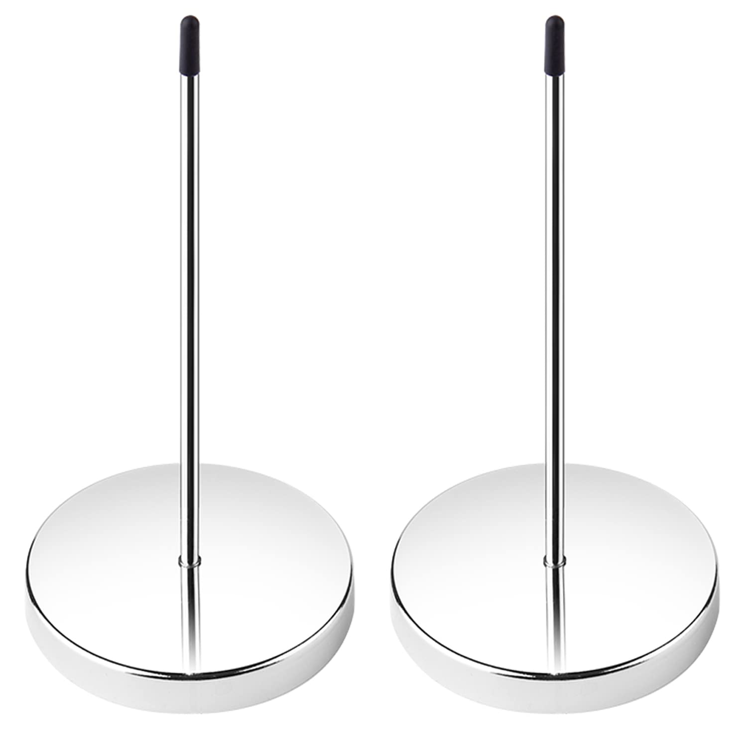 2Pcs Desk Receipt Holder Bill Fork Receipt Spike Stick Silver Restaurant Check Spindle 5.5 Inch By Hrlorkc