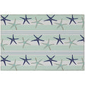 Seabreeze Sz12 Blue Coastal Rug Rectangle 9' X 12'