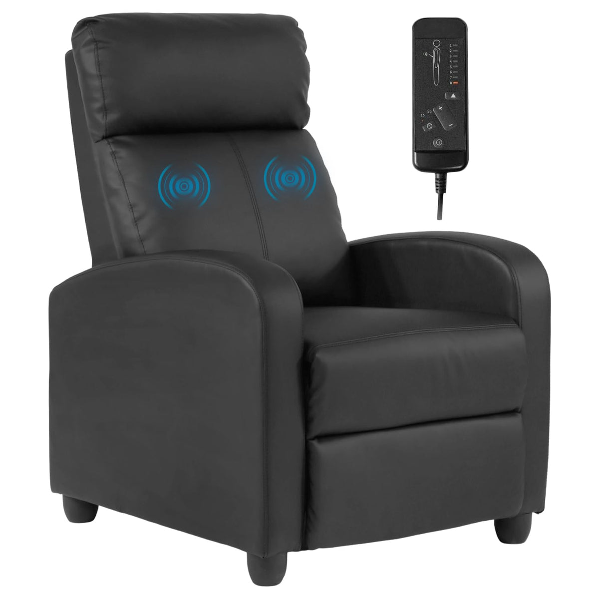 Ruesleag Massage Reclining For Adults Massage Recliner Chair For Living Room Recliner Sofa Winback Single Sofa Home Theater Seat