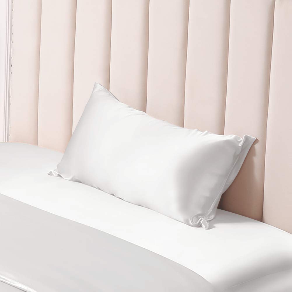 Thxsilk 100% Silk Pillowcase For Hair And Skin Luxury 25 Momme Mulberry Silk, Pillow Cases With Hidden Zipper - Standard Size, W