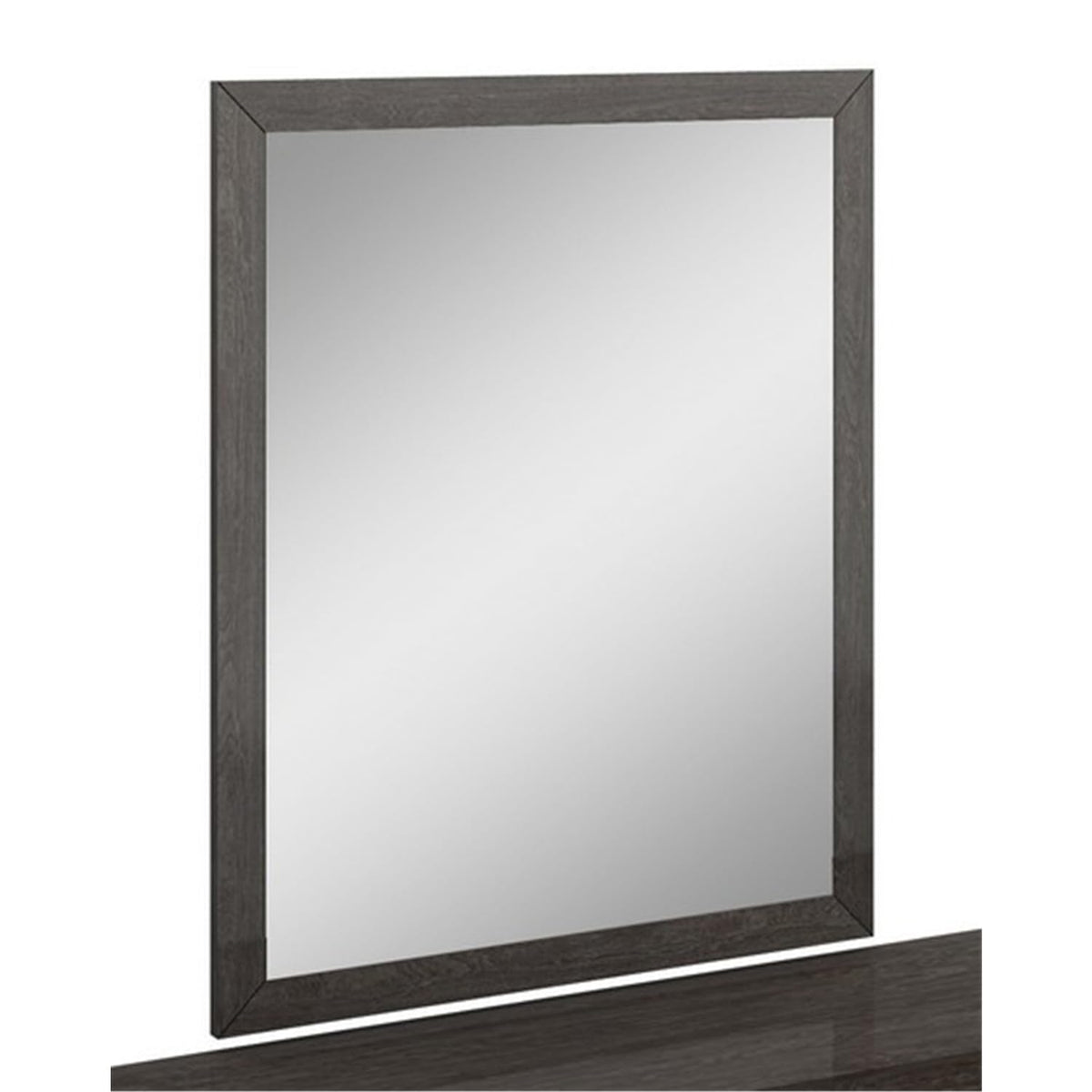 43' Refined Grey High Gloss Mirror