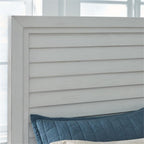 American Woodcrafters Dunescape 63&Quot; W Wood Queen Panel Headboard In White