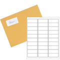 Ryhampaper White Sticker Labels, 30-Up 1' X 2-5/8' Shipping Address Labels Adhesive Fba Labels Stickers (100 Sheets - 3000 Lab