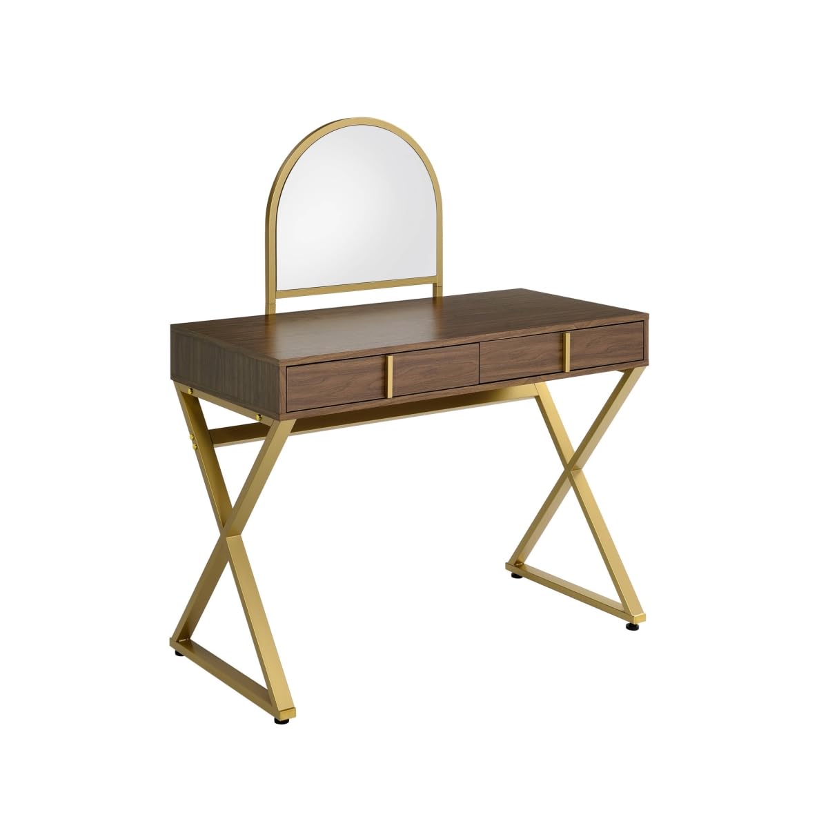 HomeRoots 486498 42 in. Vanity Table with Mirror