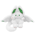 PEACH CAT Cute White Bat Bunny Plush Pillow Kawaii Bat Rabbit Stuffed Animal for Kids 16'