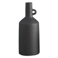 47th & Main Modern Pottery Jug  Narrow Mouth Stoneware Vase for Home D  cor, 11.5 Tall, Charcoal Grey