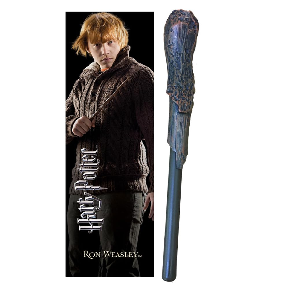 The Noble Collection Harry Potter Ron Weasley Wand Pen And Bookmark