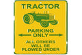 Tractor Tin Sign 8 x 12in