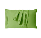 Clara Clark Bed Sheets, Premier 1800 Series 4 Piece Bed Sheet Set, Deep Pocket, Wrinkle, Fade, Stain Resistant, Luxury Soft Bedding Sheets & Pillowcases, California King, Garden Green