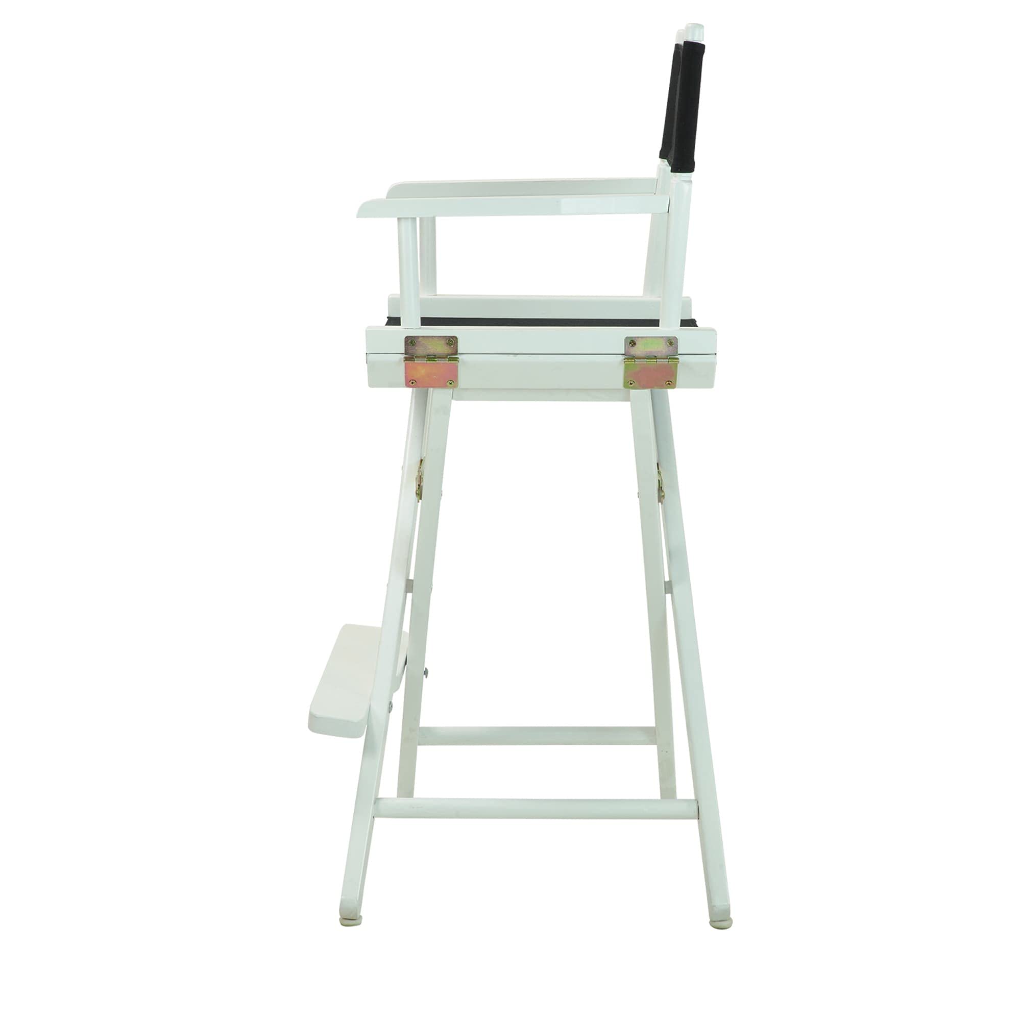 Casual Home 230-01/021-27 Director Chair, 30&quot; - Bar Height, Whiteframe/Turquoise Canvas