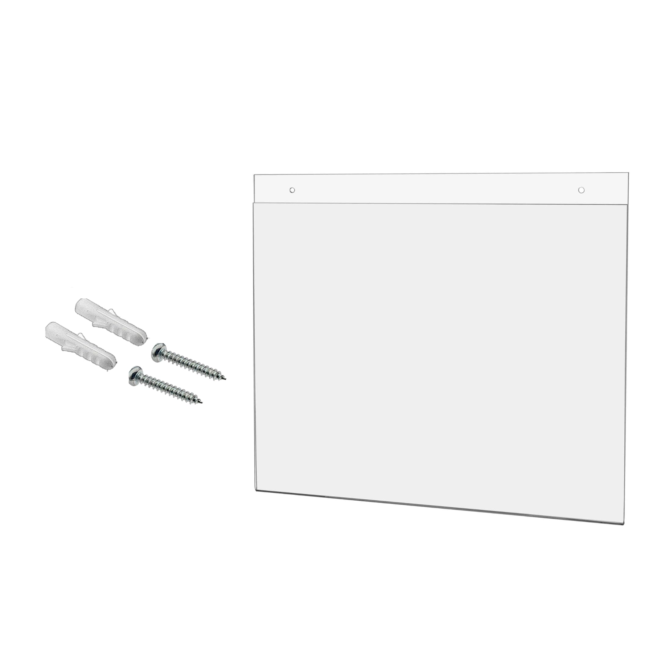 Marketing Holders 5 Pack Wall 14' X 11' Sign Holder With 2 Predrilled Holes And Hanging Hardware For Notices And Emergency Con