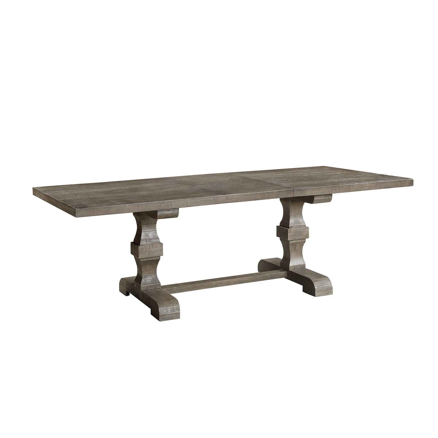 ACME Furniture Rectangular Dining Table, Salvage Gray