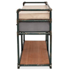 vidaXL Storage Bench with Cushion 42.3"x13.6"x23.2"