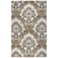 Rizzy Home Alora Decor Napoli 10' X 14' Medallion Mocha/Ivory Hand-Tufted Area Rug