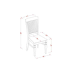 East West Furniture Amwe3-Bch-W 3 Piece Dining Room Furniture Set Contains A Round Kitchen Table With Pedestal And 2 Dining Chairs, 36X36 Inch, Black & Cherry