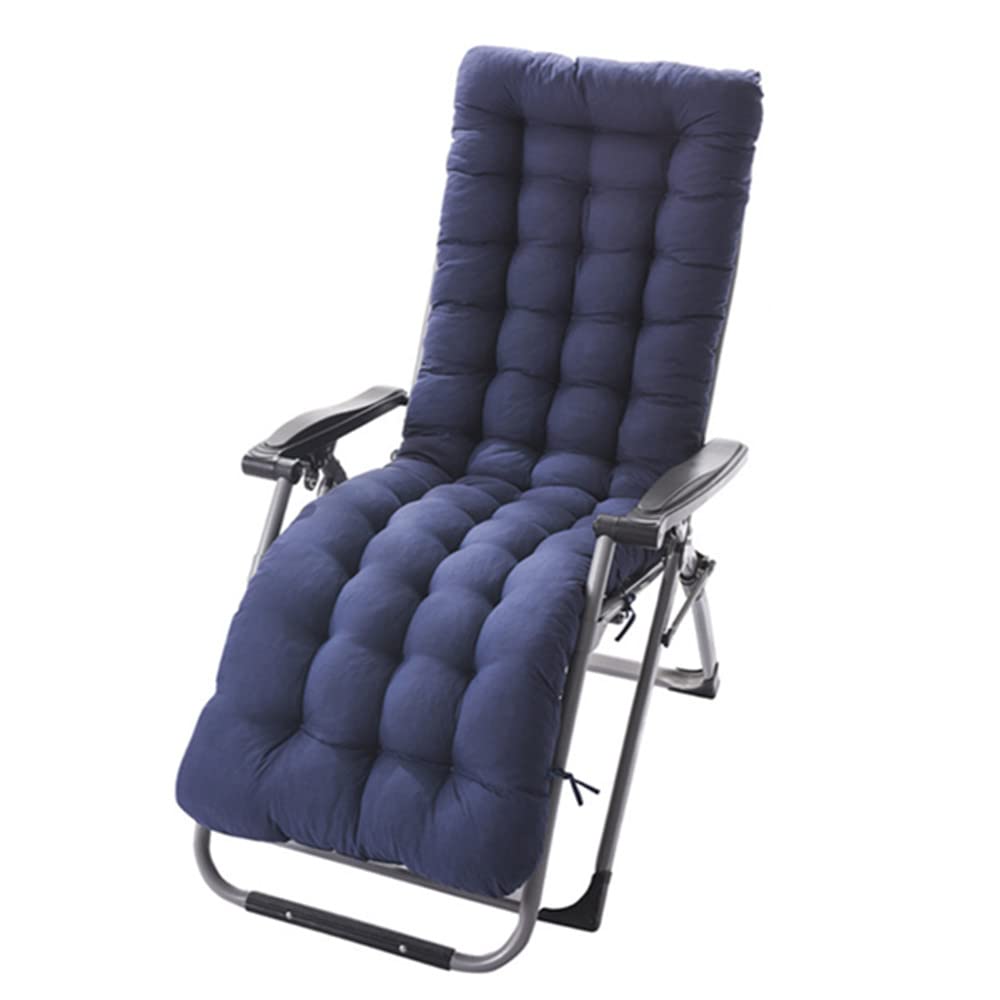 Chaise Lounger Cushion, 61Inch Chaise Lounger Cushions Rocking Chair Sofa Cushion With Ties,Thick Padded Chaise Lounger Swing Be