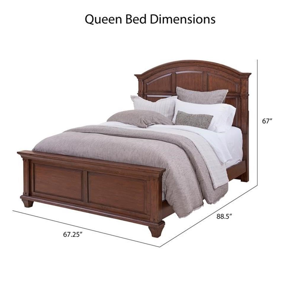 American Woodcrafters Sedona Queen Panel Bed - Thumbnail 4